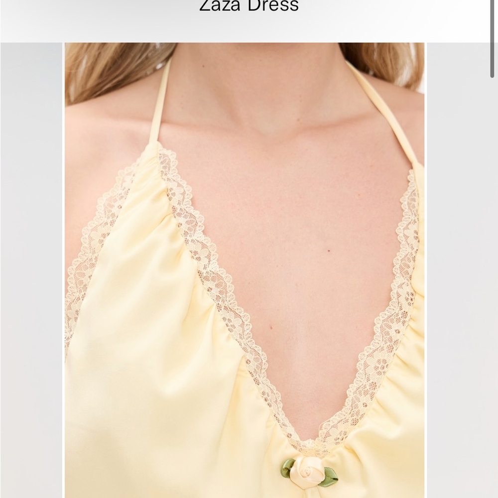 NIA Zaza Dress in Butter Yellow XS - Picture 3 of 11